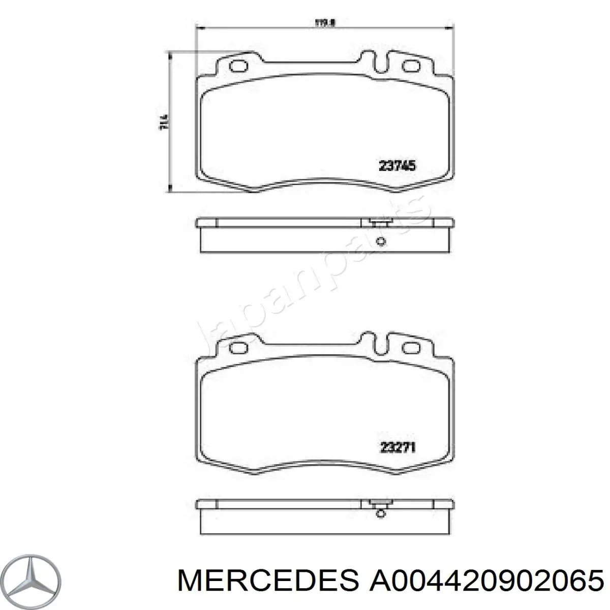 A004420902065 Mercedes 