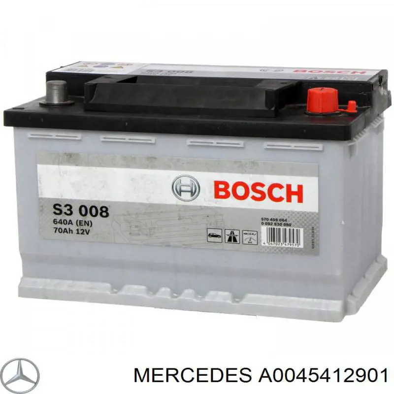 A0045412901 Mercedes batería de arranque