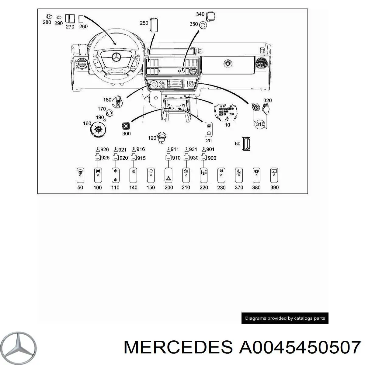 A0045450507 Mercedes 