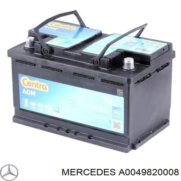 A0049820008 Mercedes batería de arranque