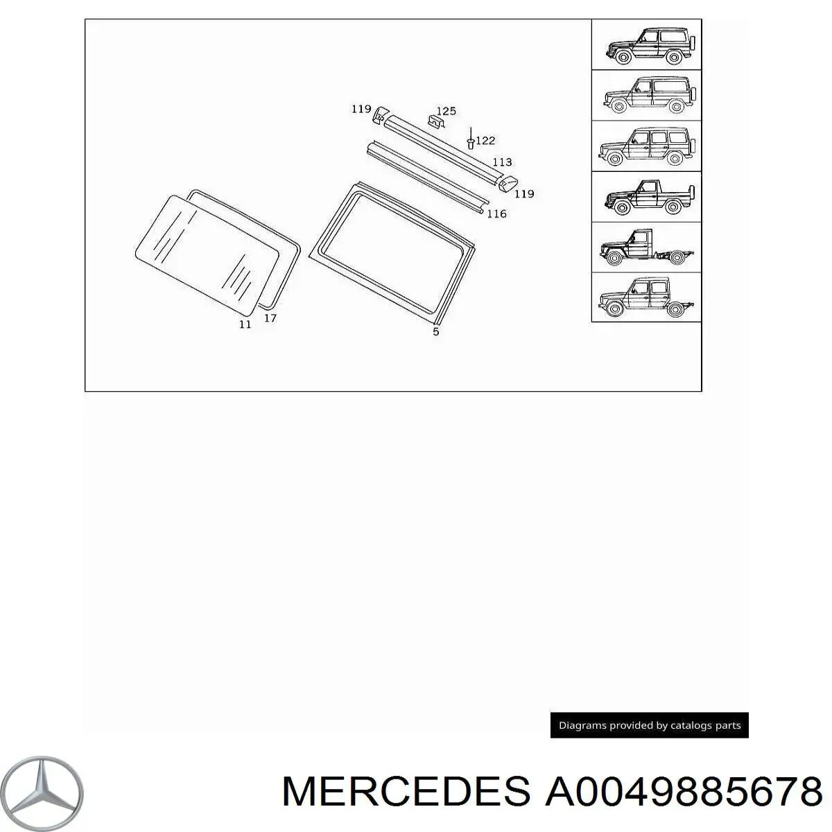 A0049885678 Mercedes 