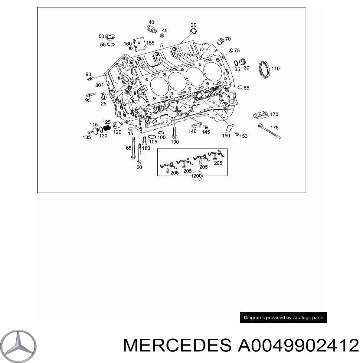 0049902412 Mercedes 