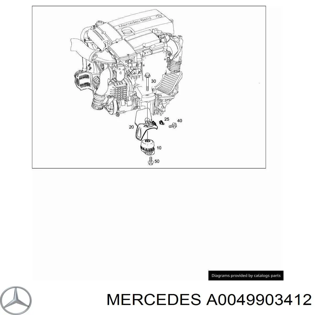 0049903412 Mercedes 