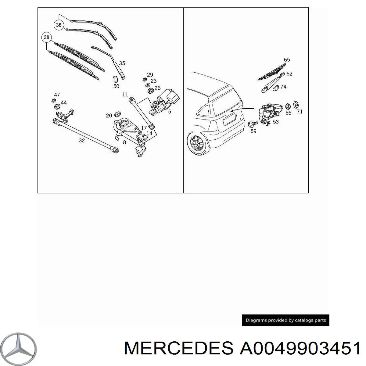 A0049903451 Mercedes 