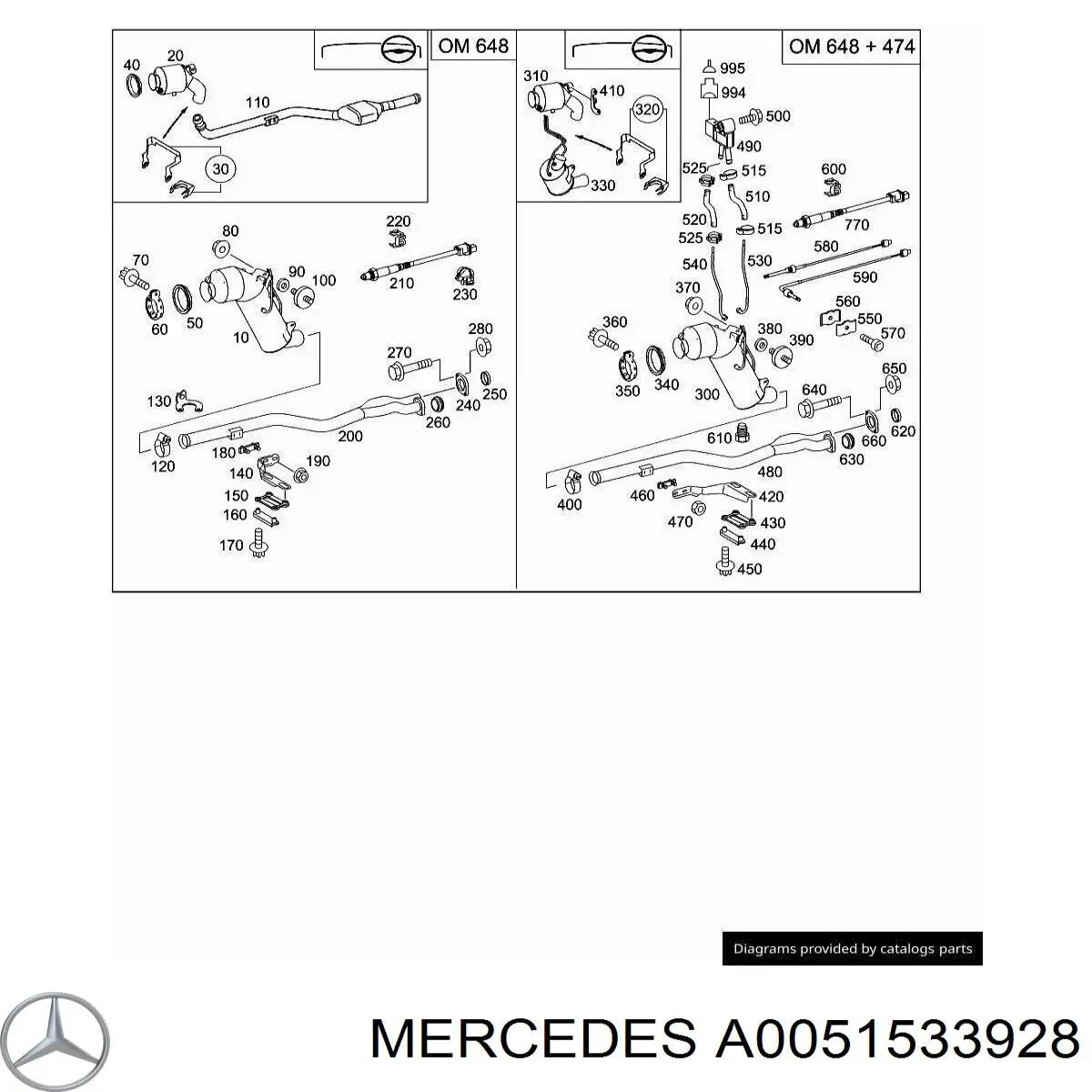 0051533928 Mercedes 