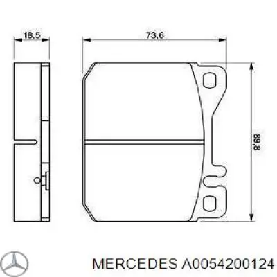 A0054200124 Mercedes 