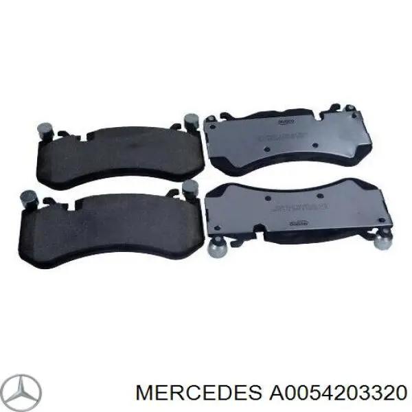 A0054203320 Mercedes pastillas de freno delanteras