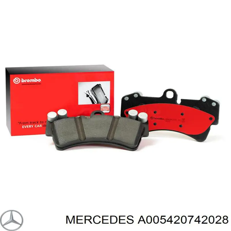 A005420742028 Mercedes pastillas de freno traseras