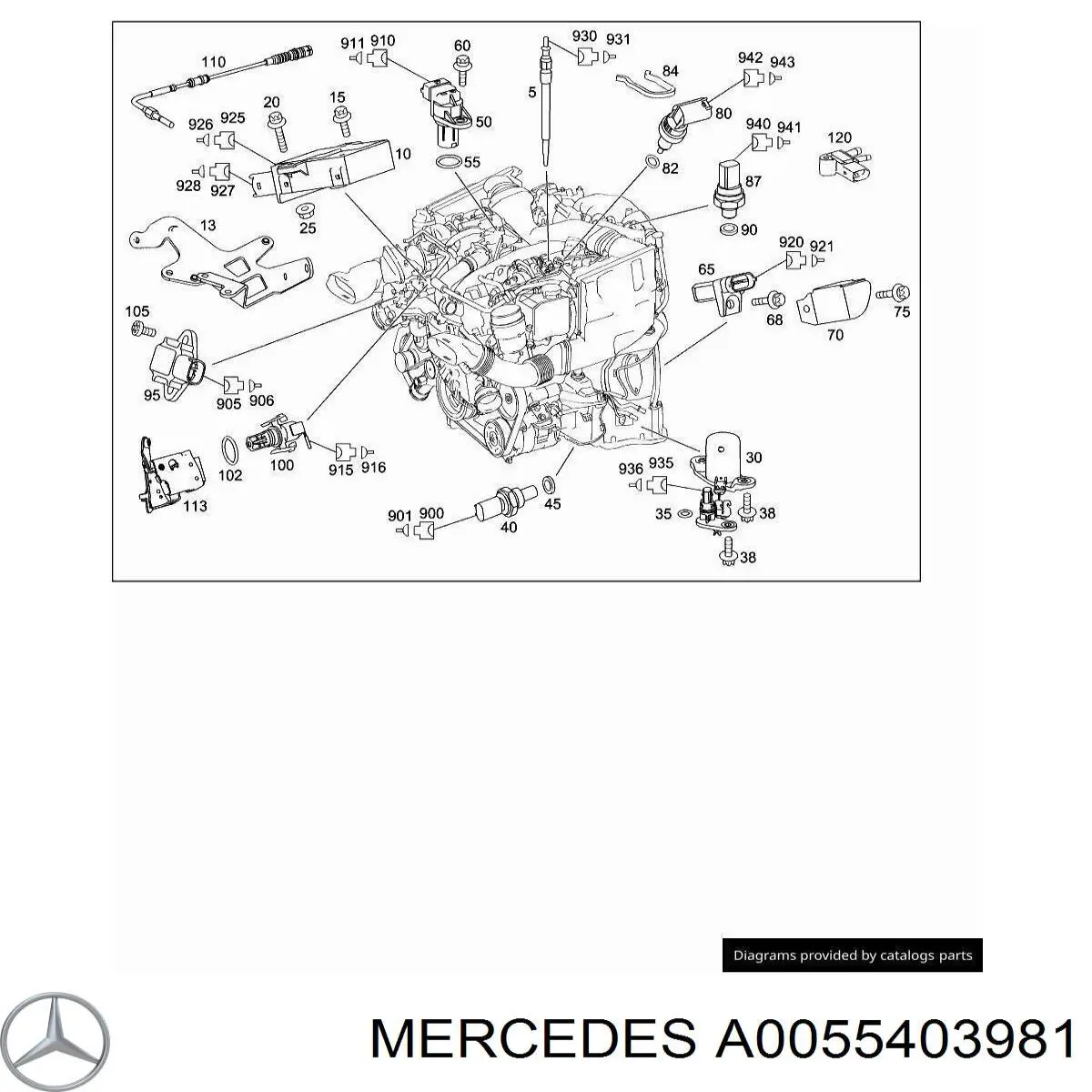 0055403981 Mercedes 