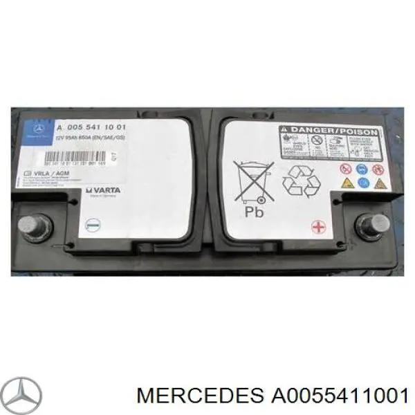 A0055411001 Mercedes batería de arranque