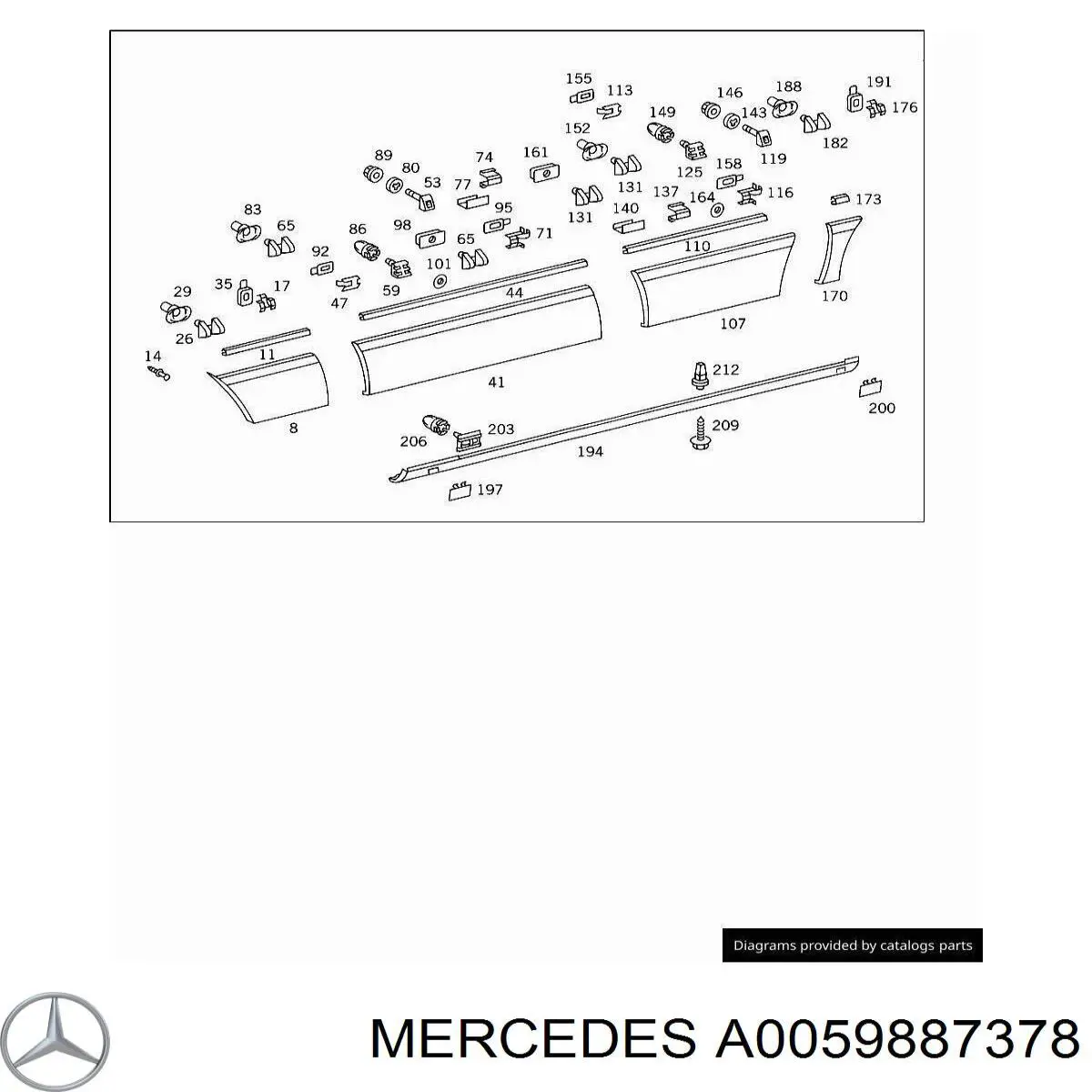 A0059887378 Mercedes 