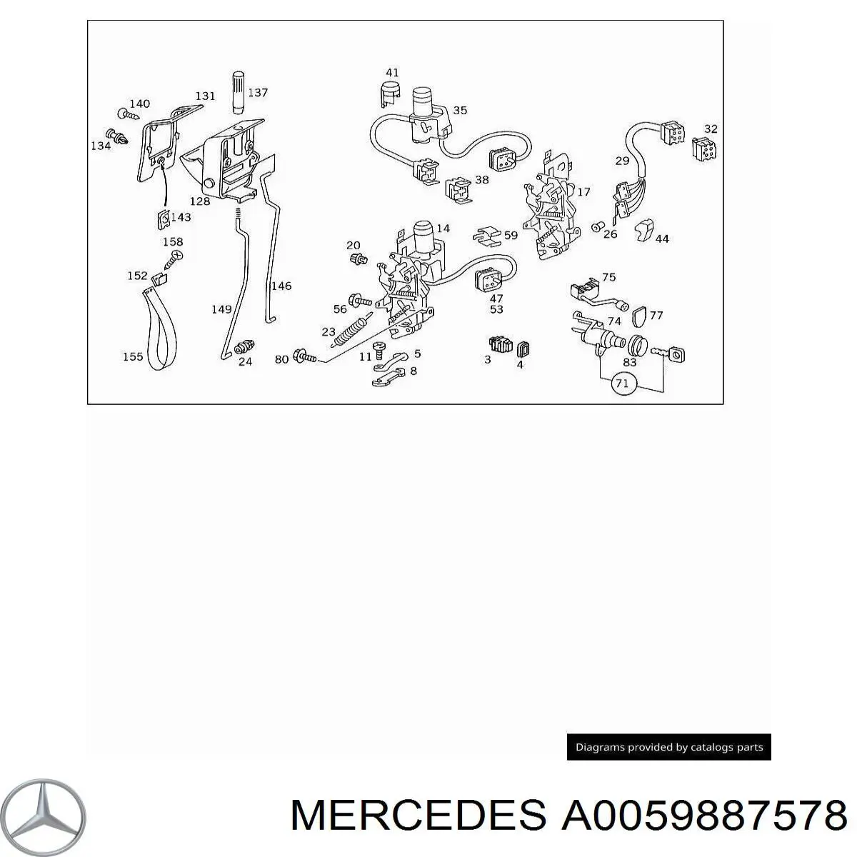 0059887578 Mercedes 