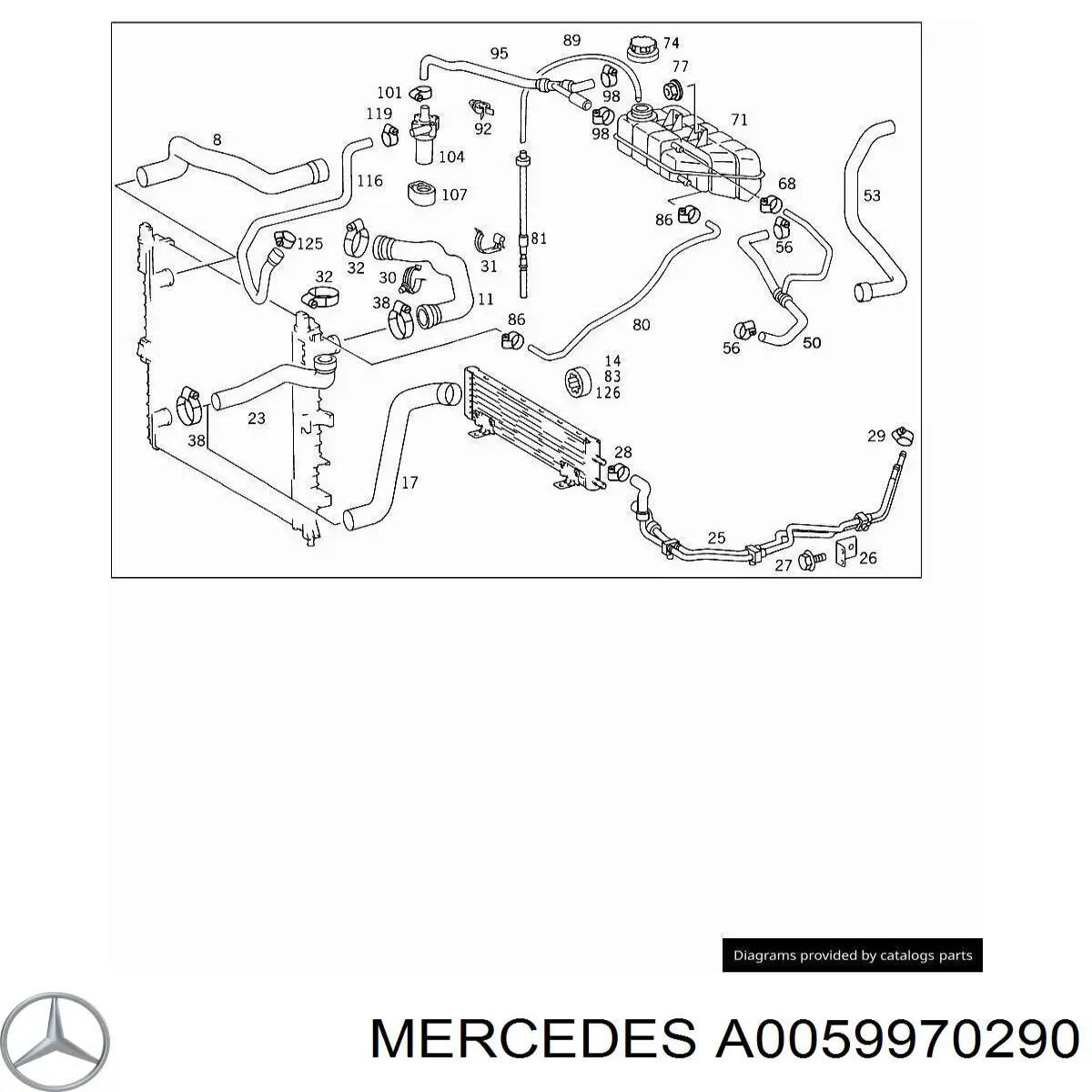 A0059970290 Mercedes 