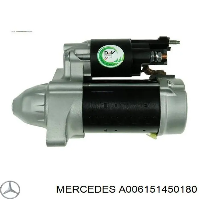 A006151450180 Mercedes motor de arranque