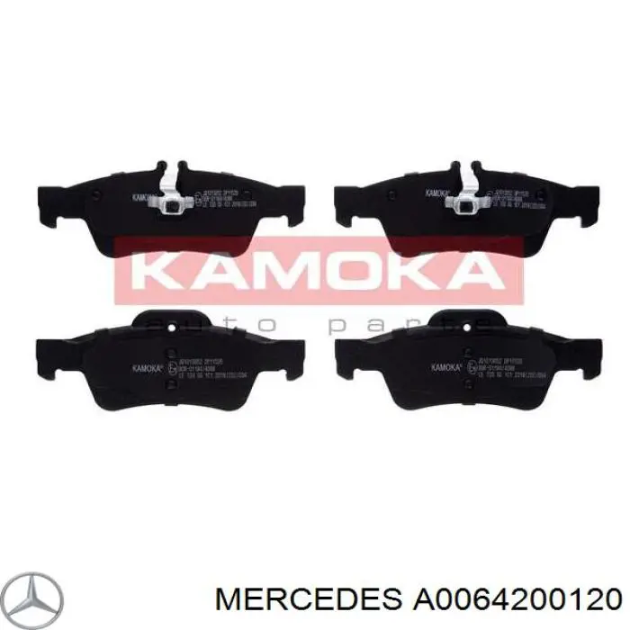 A0064200120 Mercedes pastillas de freno traseras