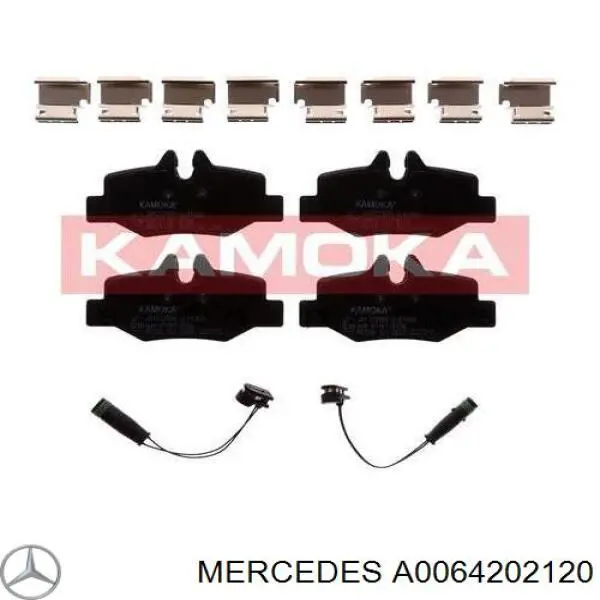 A0064202120 Mercedes pastillas de freno traseras