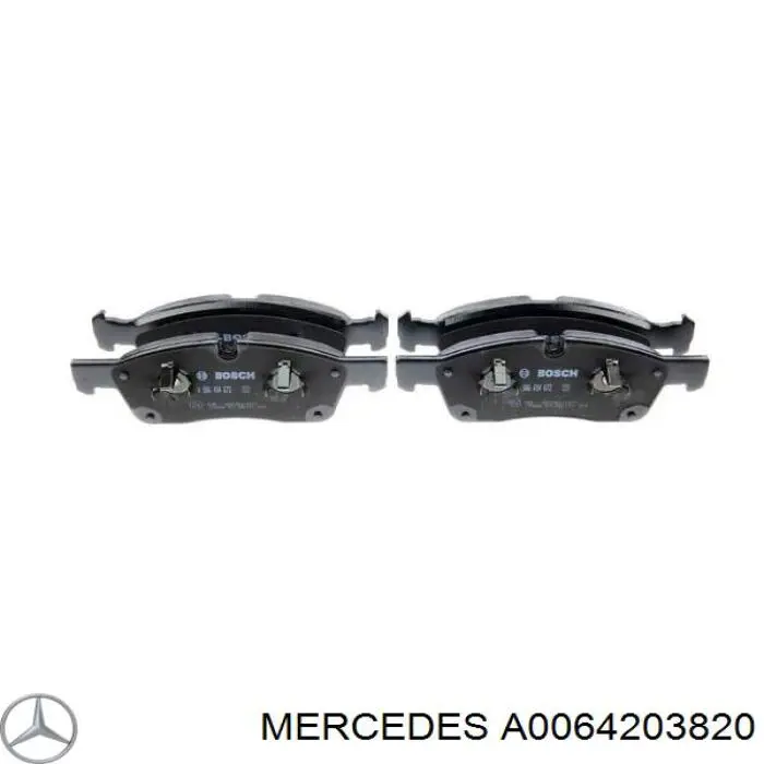 A0064203820 Mercedes pastillas de freno delanteras