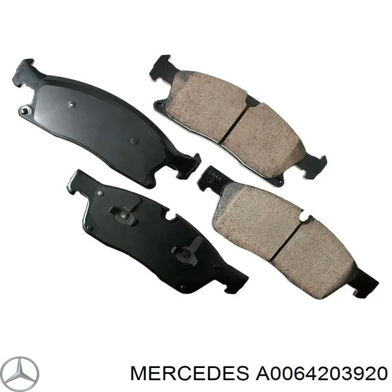 A0064203920 Mercedes pastillas de freno delanteras