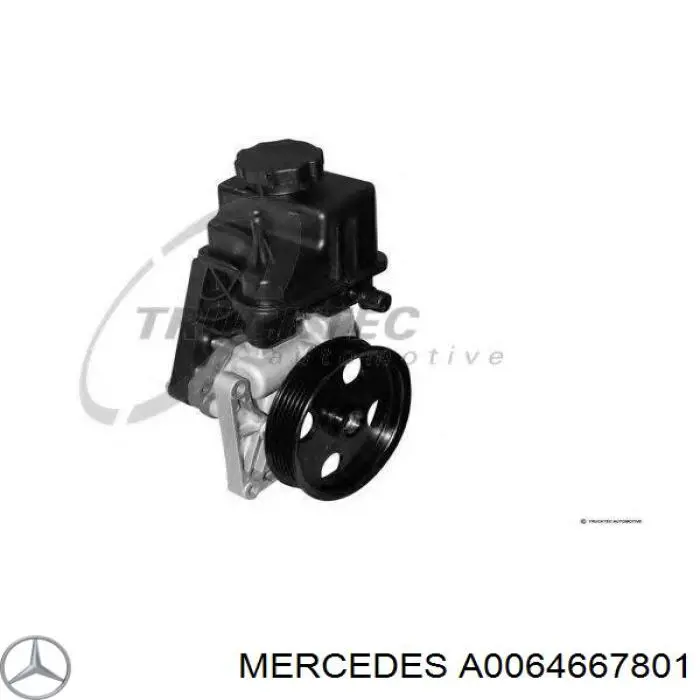 A0064667801 Mercedes bomba hidráulica de dirección