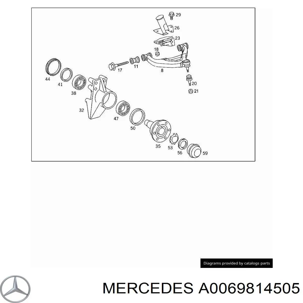 A0069814505 Mercedes 