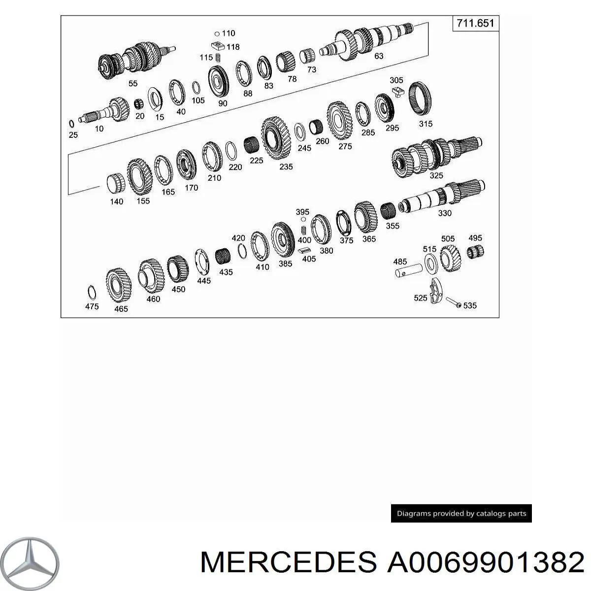 A0069901382 Mercedes 