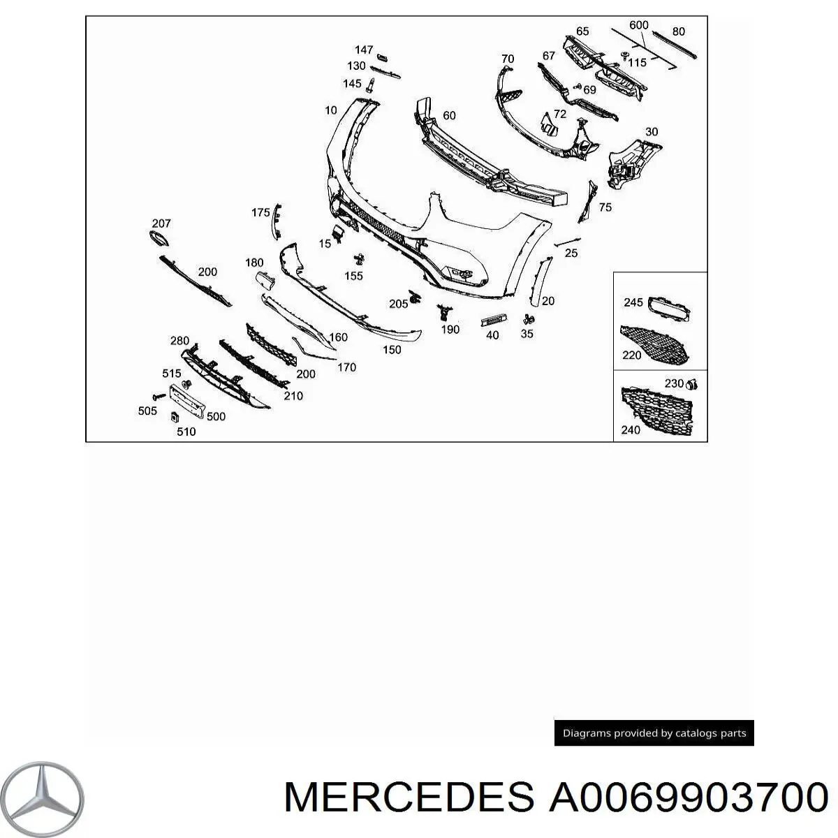 A0069903700 Mercedes 