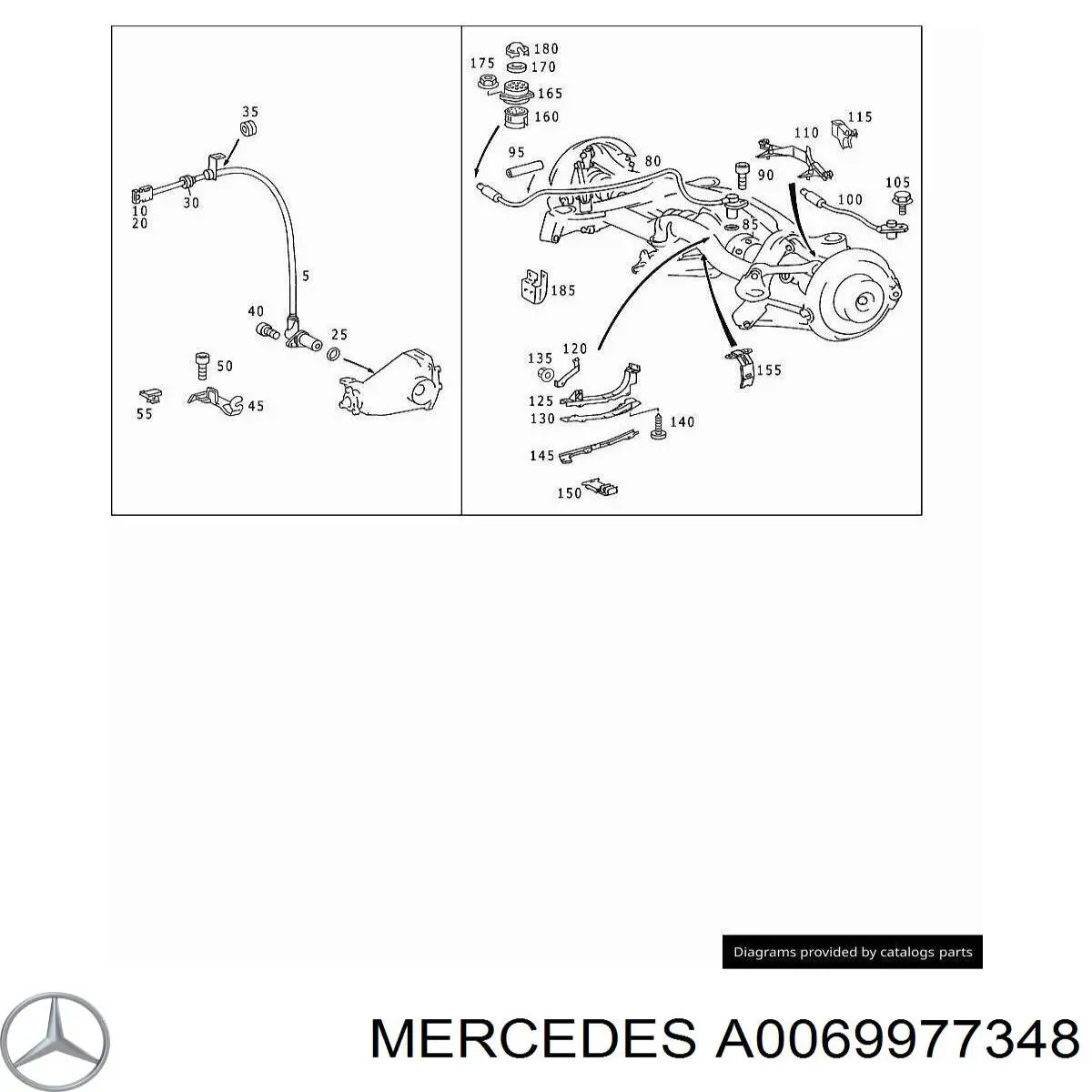 0069977348 Mercedes 