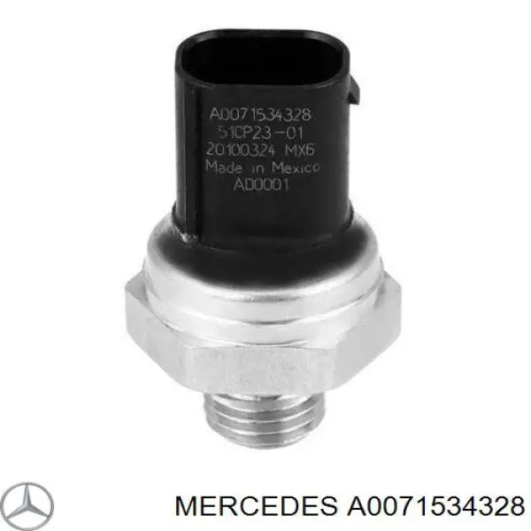 A0071534328 Mercedes sensor de presion de escape