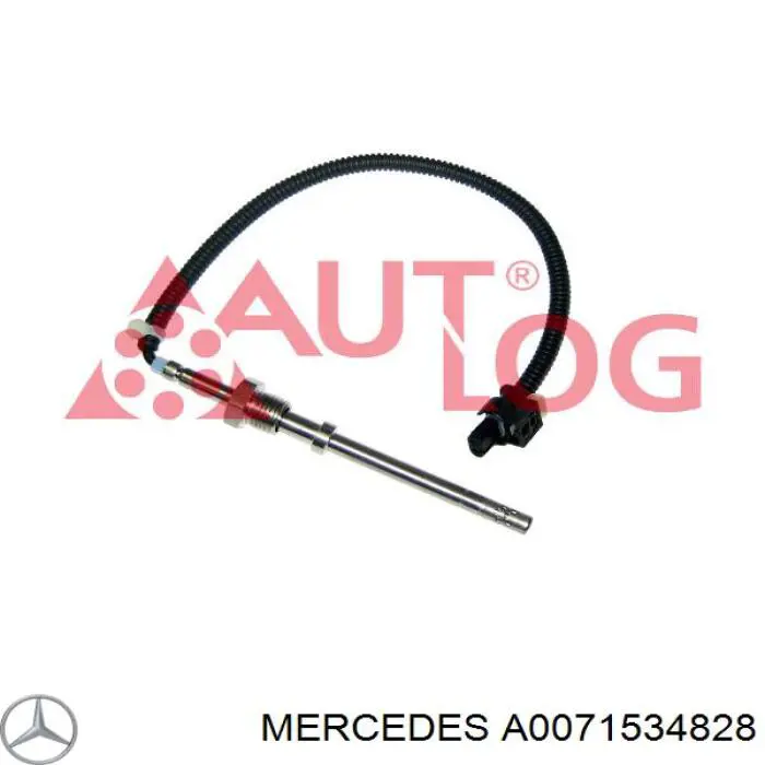 A0071534828 Mercedes sensor de temperatura, gas de escape, en catalizador