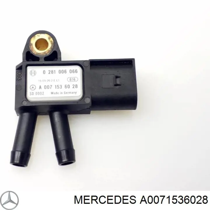 A0071536028 Mercedes sensor de presion de escape