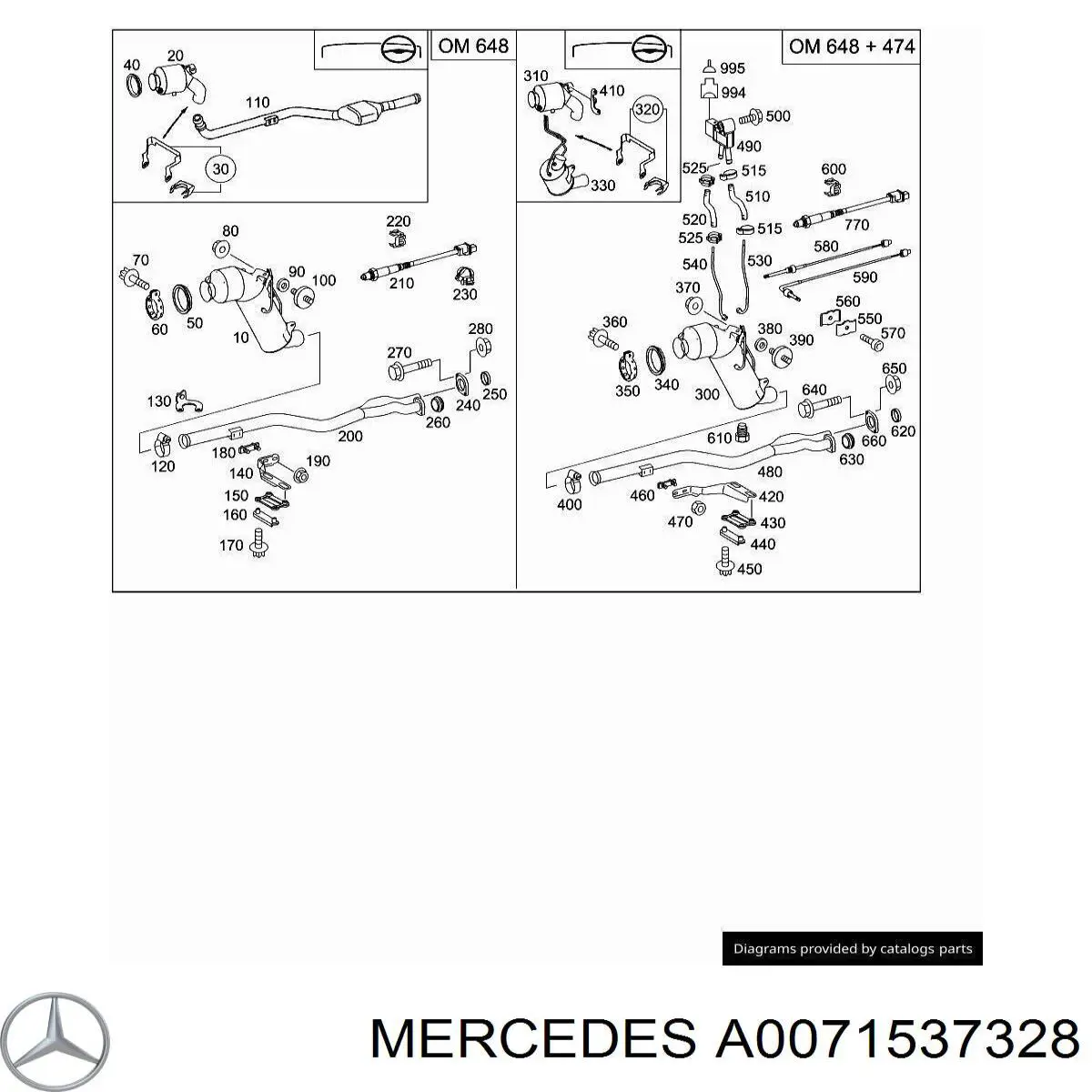 A0071537328 Mercedes 