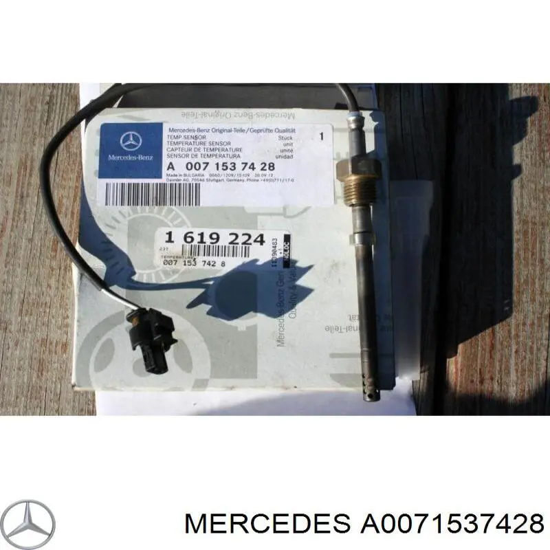 A0071537428 Mercedes sensor de temperatura, gas de escape, en catalizador