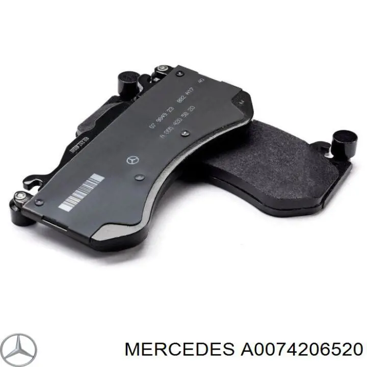 54208920 Mercedes pastillas de freno delanteras