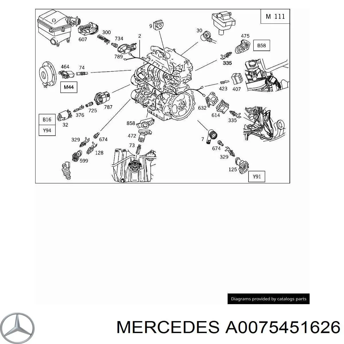 A0075451626 Mercedes 