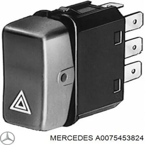 A0075453824 Mercedes boton de alarma