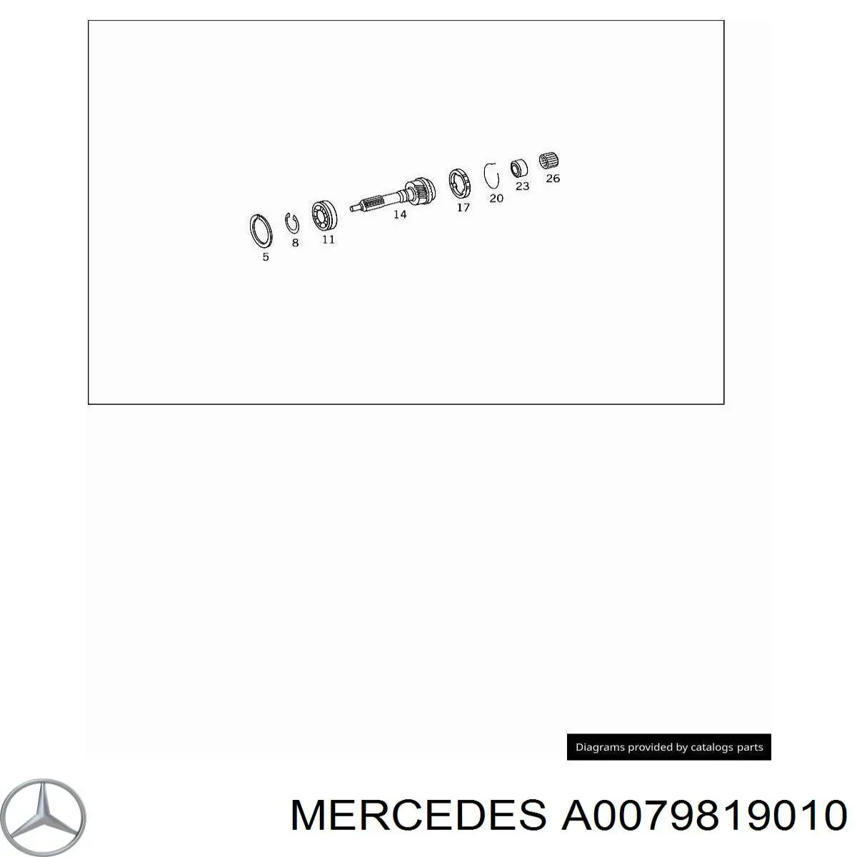 A0079819010 Mercedes 