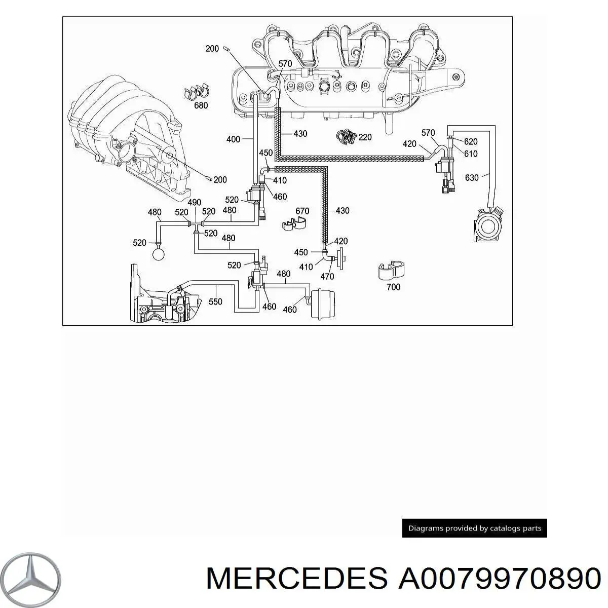 A0079970890 Mercedes 