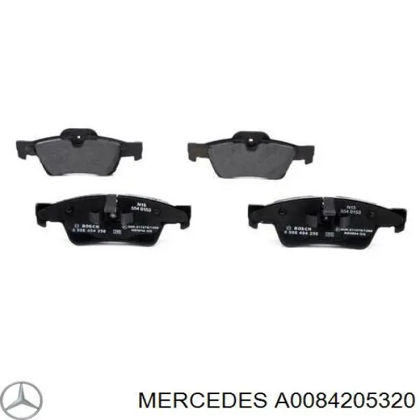 A0084205320 Mercedes pastillas de freno traseras