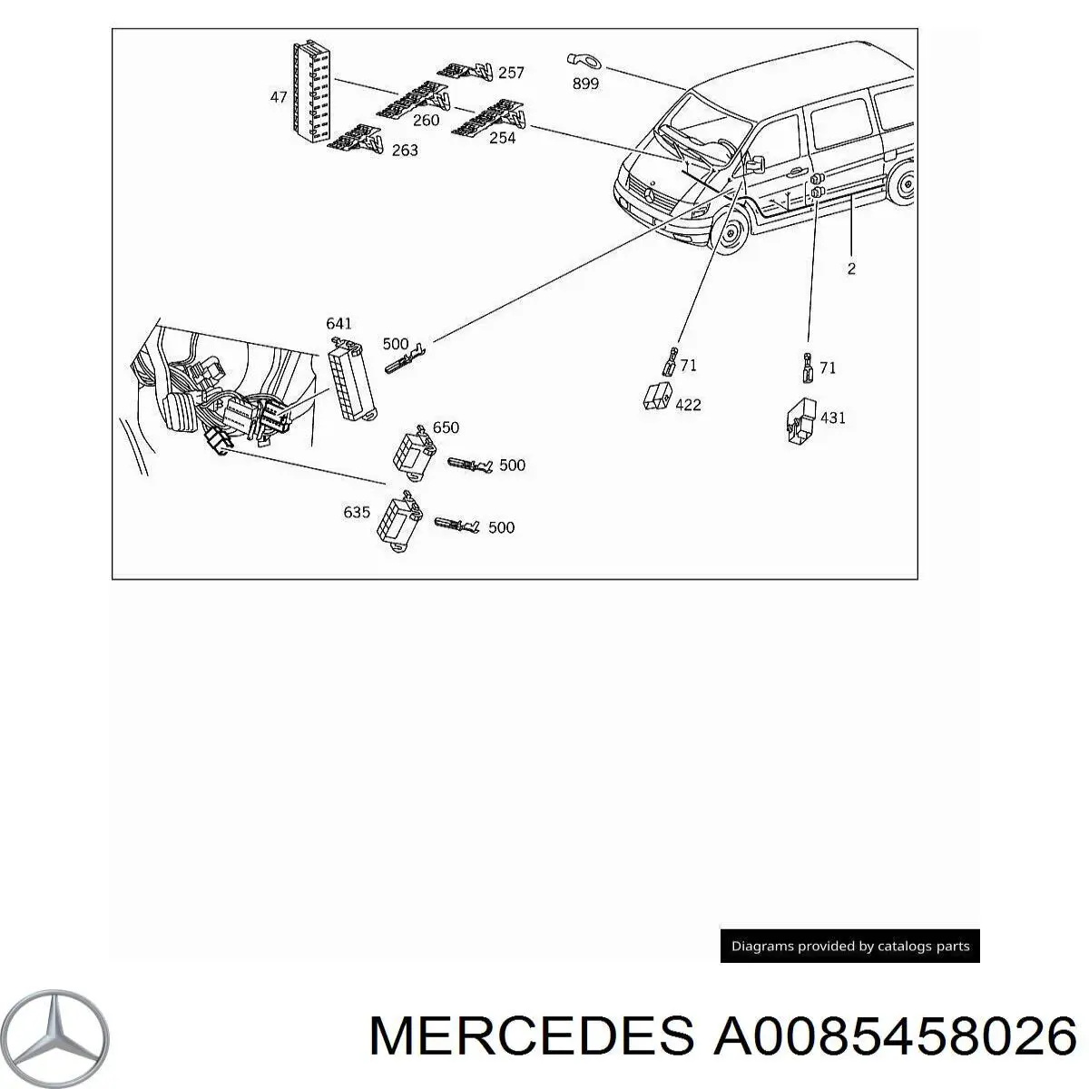 A0085458026 Mercedes 