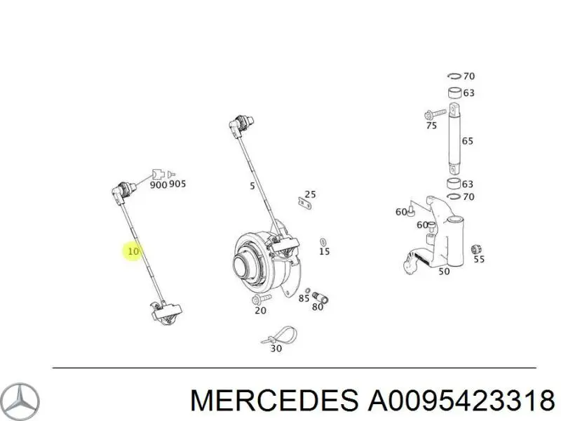 A0095423318 Mercedes 