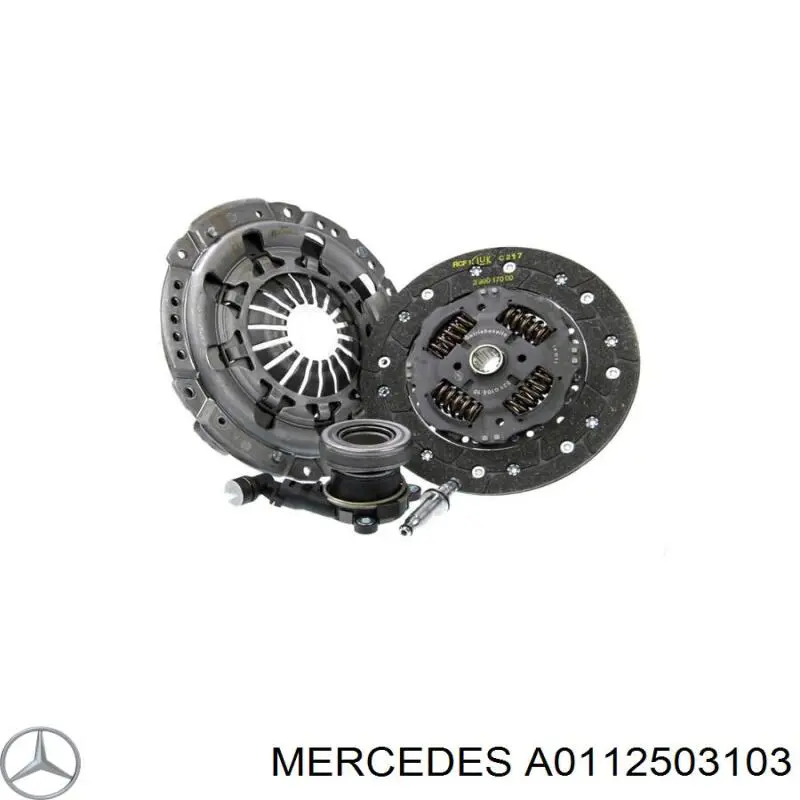 A0112503103 Mercedes disco de embrague