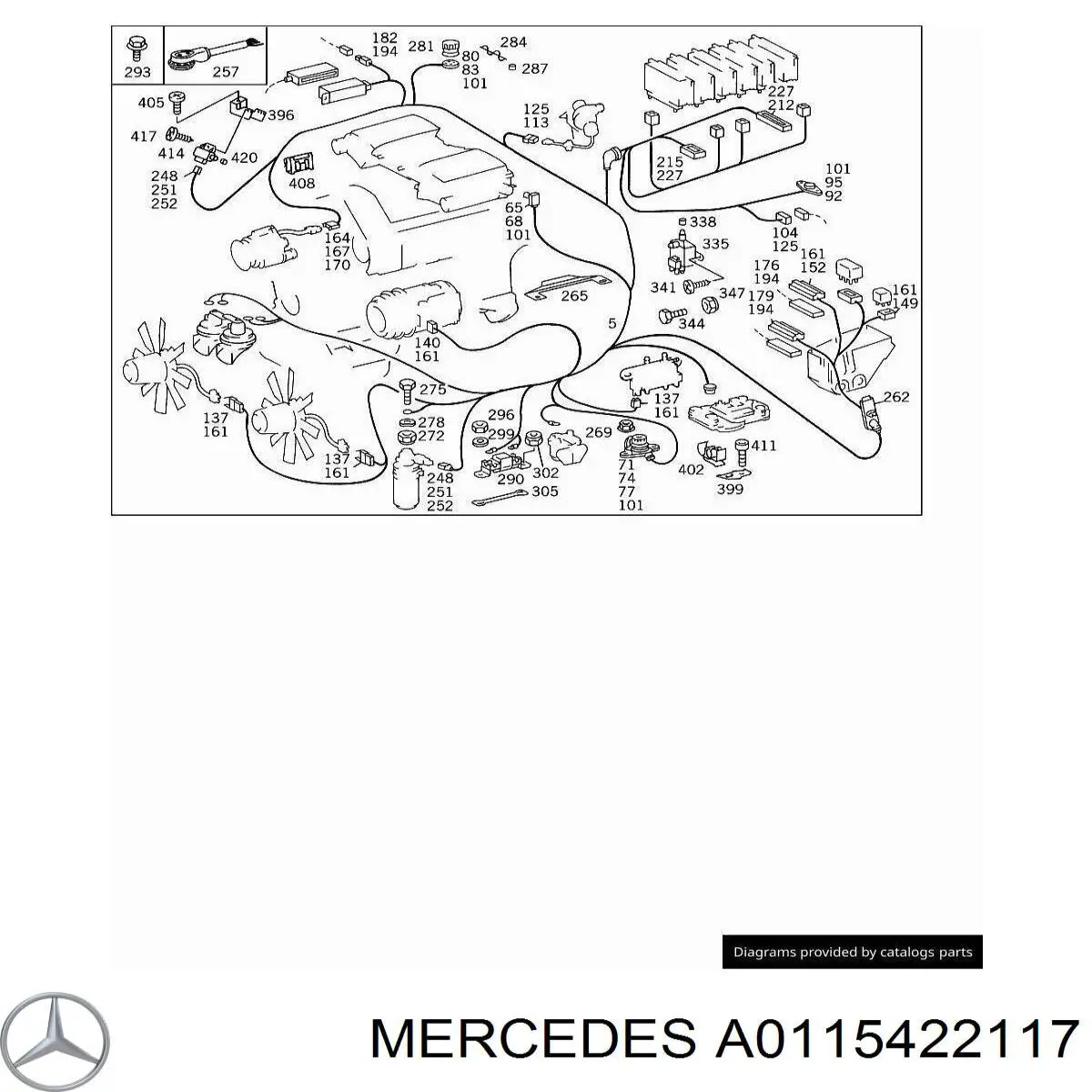 0115422117 Mercedes sensor de aceleracion longitudinal