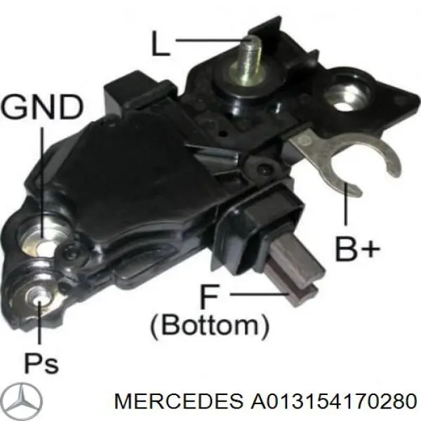 A013154170280 Mercedes alternador