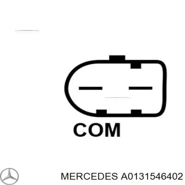 A0131546402 Mercedes alternador