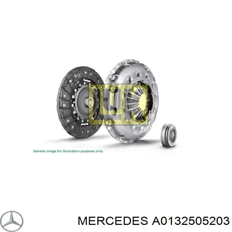 A0132505203 Mercedes disco de embrague