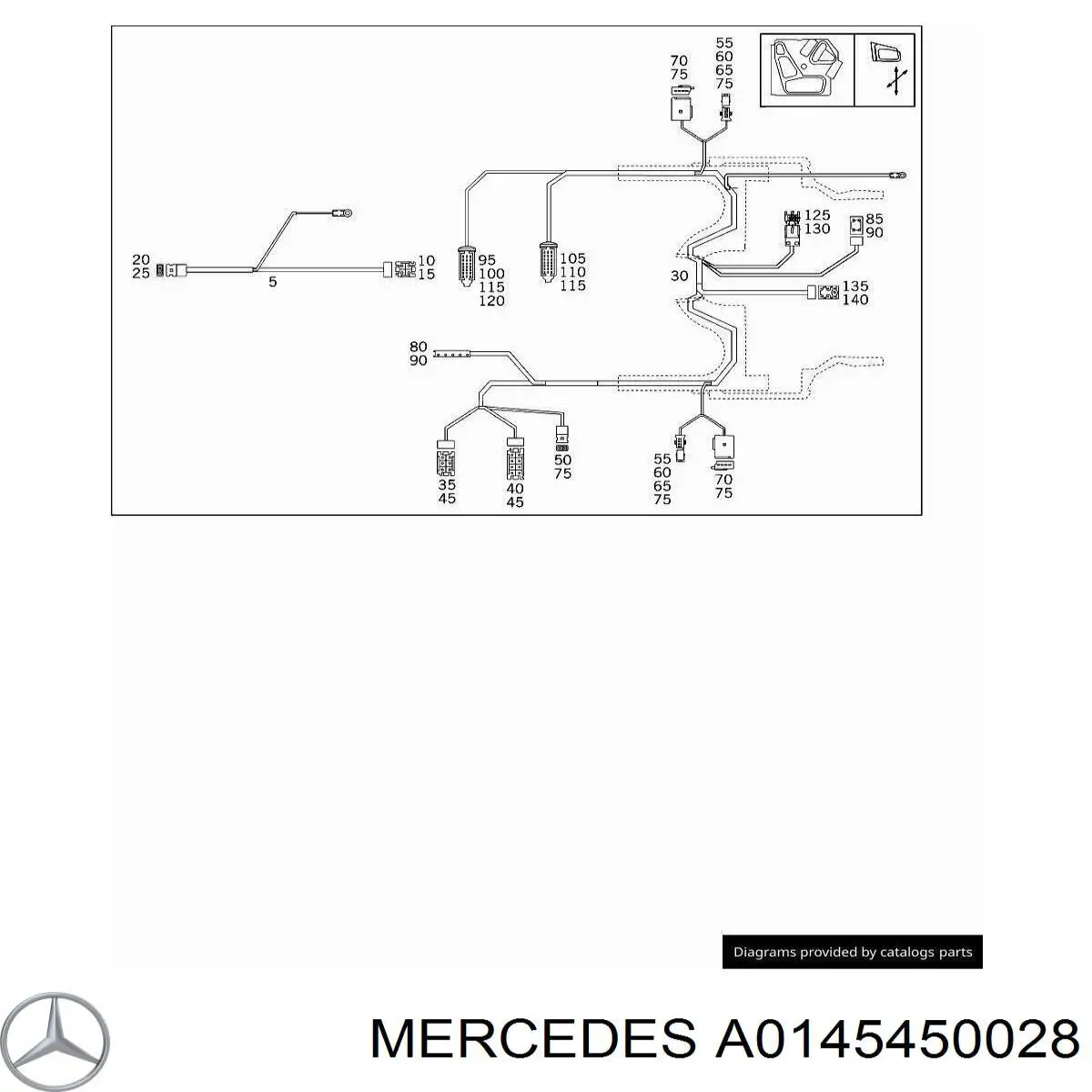 0145450028 Mercedes 