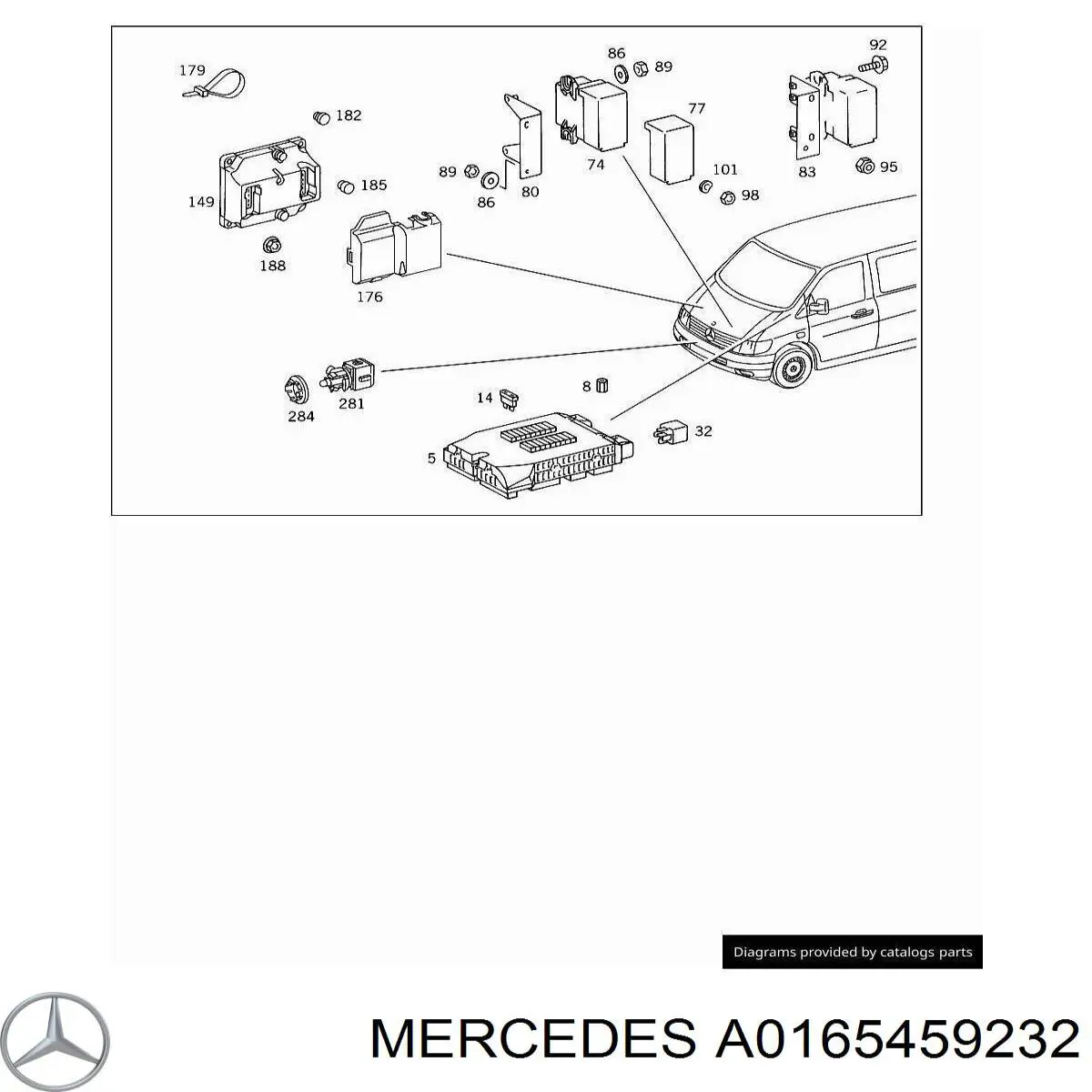 A0165459232 Mercedes 