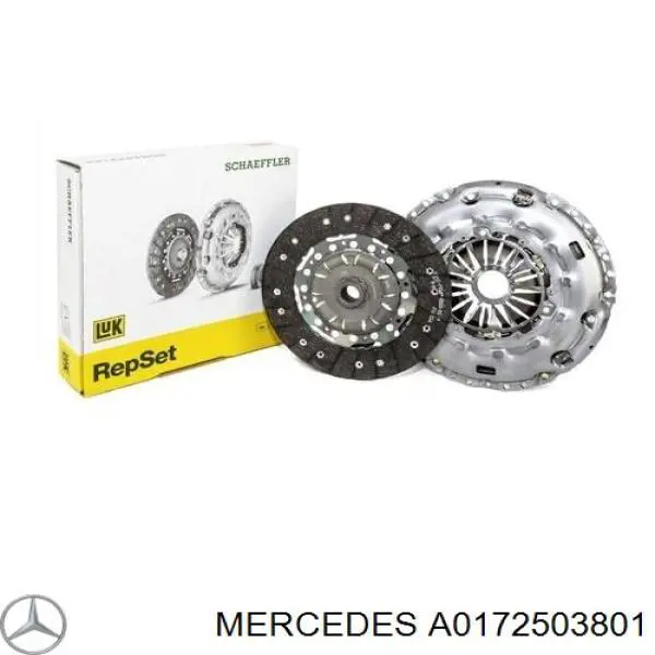 A0172503801 Mercedes kit de embrague (3 partes)