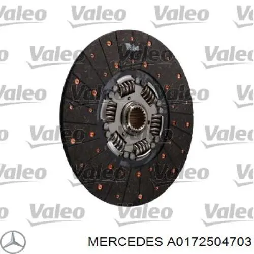 A0172504703 Mercedes disco de embrague