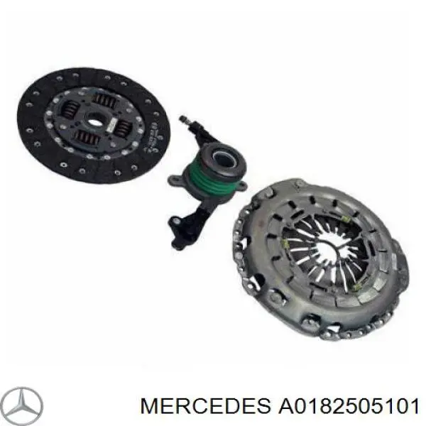 A0182505101 Mercedes kit de embrague (3 partes)